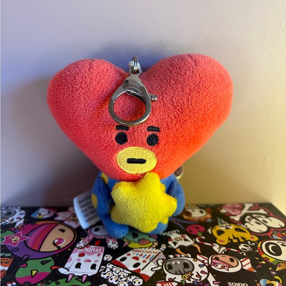 Line Friends BT21 Vibrating Plush Keychain TATA